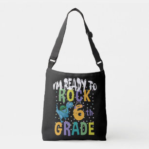 Sac Ajustable Retour à l'école Je suis prêt à rocker 6e année Di