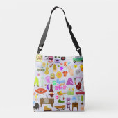 Sac Ajustable Retro Collage Illustré Nostalgie Flashback (Dos)