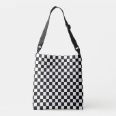 Sac Ajustable rétro damier avec votre monogramme (Dos)