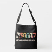 Sac Ajustable Retro Hustle Nothing Good Comprend Facile (Dos)