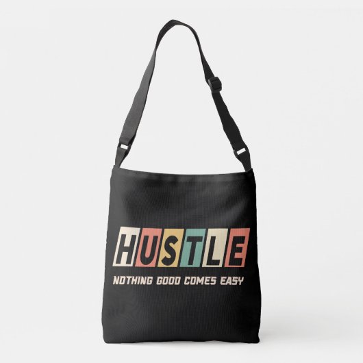 Sac Ajustable Retro Hustle Nothing Good Comprend Facile (Dos)