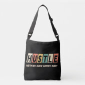 Sac Ajustable Retro Hustle Nothing Good Comprend Facile (Devant)