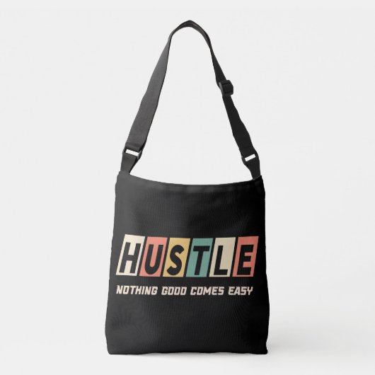 Sac Ajustable Retro Hustle Nothing Good Comprend Facile (Devant)