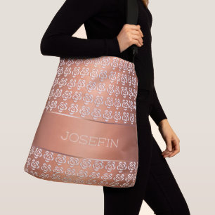 Sac Ajustable rétro motif floral de gradient. Nom