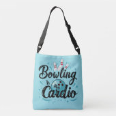 Sac Ajustable Retro Neon "Bowling Is My Cardio" Funny Bowling (Dos)