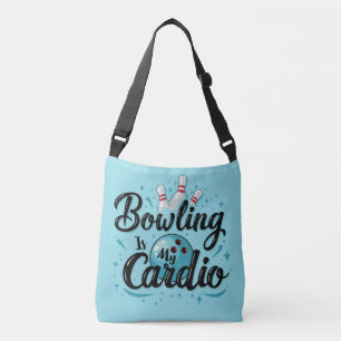 Sac Ajustable Retro Neon "Bowling Is My Cardio" Funny Bowling