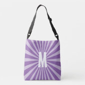 Sac Ajustable Retro Rays blanc transparent + votre idée (Dos)