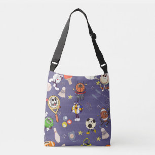 Sac Ajustable Retro Sport Squad : Athlétisme de Dessin Animé Vin