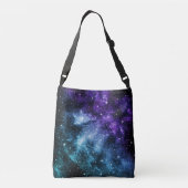 Sac Ajustable Rêve de nébuleuse de galaxie Turquoise #1 (Dos)