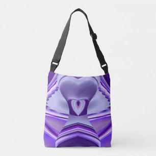 Sac Ajustable Rêves arc-en-ciel à fleurs violettes