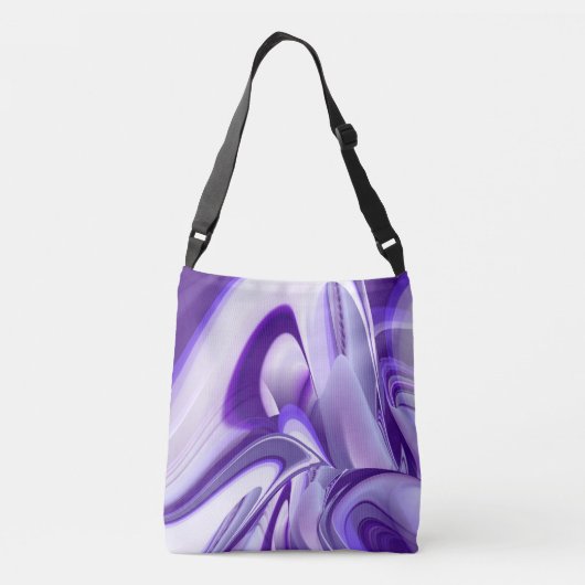 Sac Ajustable Rêves arc-en-ciel à fleurs violettes (Dos)
