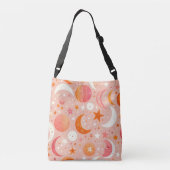 Sac Ajustable Rêves célestes Orange et Monogramme rose (Dos)