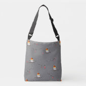 Sac Ajustable robin et motif de neige (Devant)