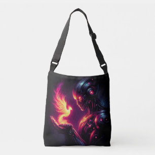 Sac Ajustable Robot Phénix de Feu Cyber Futuriste