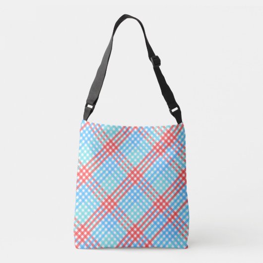 Sac Ajustable Rocket Pop, Plaid, Monogramme (Dos)