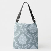 Sac Ajustable Rococo Damask Art I Duck Egg Blue+Teal (Devant)
