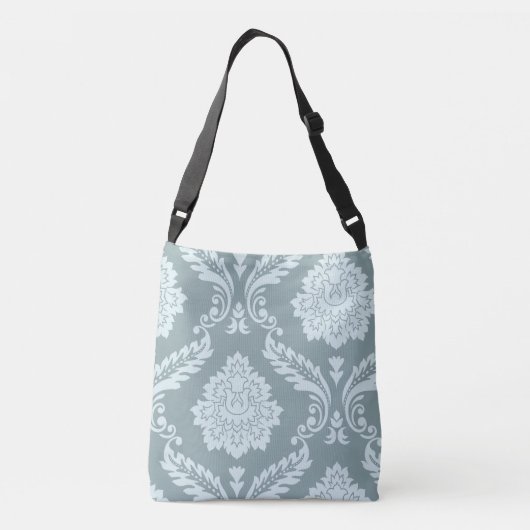 Sac Ajustable Rococo Damask Art I Duck Egg Blue+Teal (Dos)