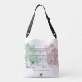 Sac Ajustable Rome Italie Victor Emmanuel Pen et encre croquis (Dos)