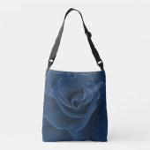 Sac Ajustable Rose bleu velours (Dos)