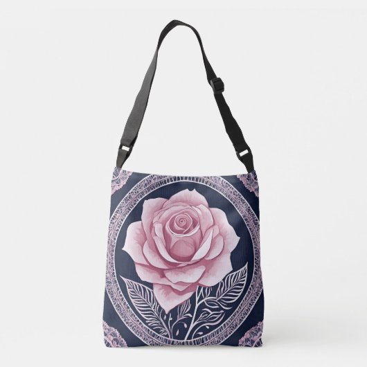 Sac Ajustable Rose brillant art IA (Dos)