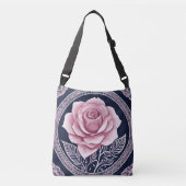 Sac Ajustable Rose brillant art IA (Devant)