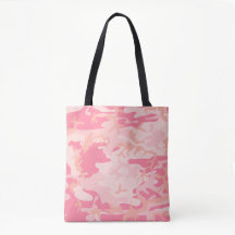 Rose Clair Rose Foncé et Camo Camouflage Peach