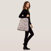 Sac Ajustable rose et vert Abstrait (Sur le modèle)