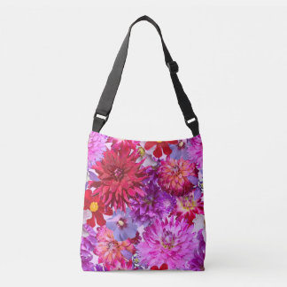 Sac Ajustable Rose Floral Dahlia Fourre-tout