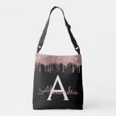 Sac Ajustable Rose Gold - Blush Pink Black Parties scintillant N (Dos)