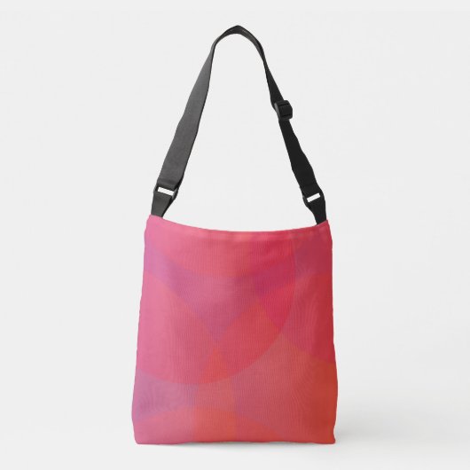 Sac Ajustable rose, orange, moderne, simple, cool, art tendance (Devant)