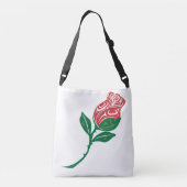 Sac Ajustable Rose rouge (Dos)