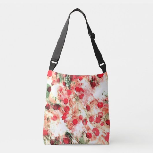 Sac Ajustable Rose Rouge Punks à pois (Devant)