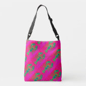 Sac Ajustable Rose vert customisé de homard (Dos)