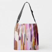 Sac Ajustable Rose, violet et orange abstrait (Dos)