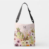 Sac Ajustable Roses roses roses pavois Monogramme (Devant)