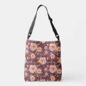 Sac Ajustable Roses, sans soudure, motif arrière - plan rouge (Dos)
