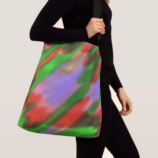 Sac Ajustable Rouge Vert Lavande (De près)