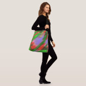 Sac Ajustable Rouge Vert Lavande (Sur le modèle)