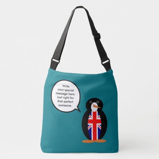 Sac Ajustable Royaume-Uni Mme Pingouin qui parle (Devant)