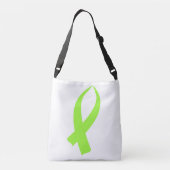 Sac Ajustable Ruban de conscience (vert de chaux) (Dos)