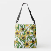 Sac Ajustable Rudbekia jaune sur blanc (Dos)