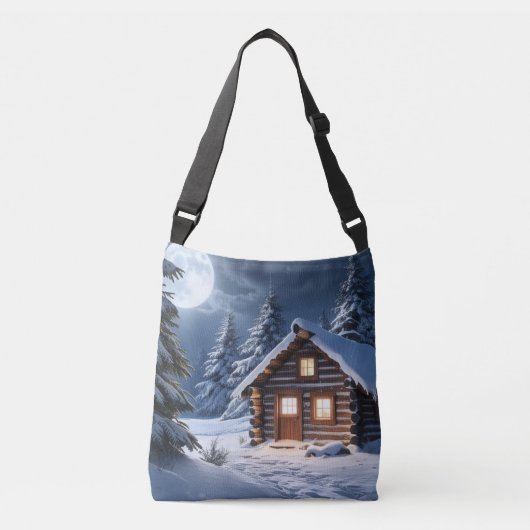 Sac Ajustable Rustique Moonlight Cosy Cabine d'hiver (Devant)