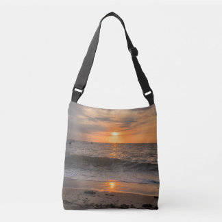 Sac Ajustable "Sac à bandoulière Scène de coucher de soleil sur 