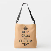Sac Ajustable Sacoche de carrosserie sur mesure Keep Calm (Dos)