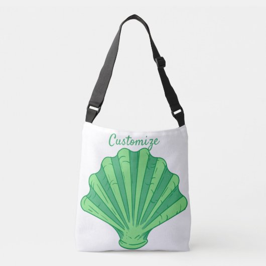 Sac Ajustable Sage Green Scallop Shell Thunder_Cove (Devant)