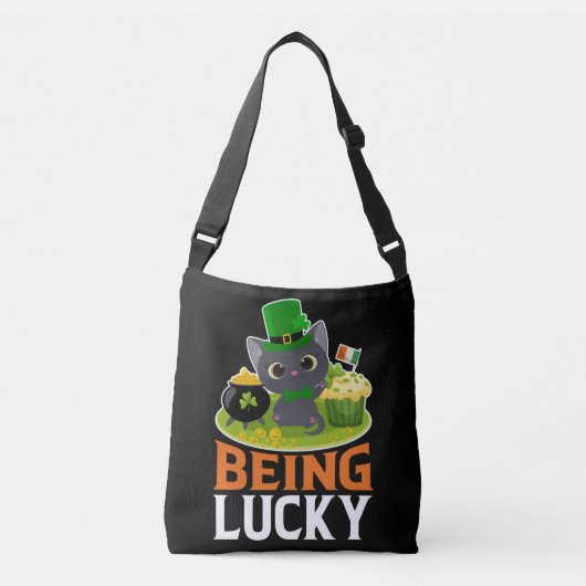 Sac Ajustable Saint Patrick's Day Être chanceux (Devant)