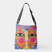 Sac Ajustable Salut ! Visage Abstrait de chat (Devant)