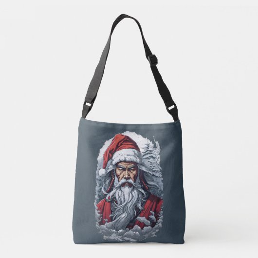 Sac Ajustable Samurai Père Noël Warrior Christmas Art Cadeau (Dos)