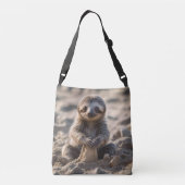 Sac Ajustable Sandy Shores : bébé paresseux construisant des châ (Dos)