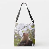 Sac Ajustable Sapajou à face blanche curieux (Dos)